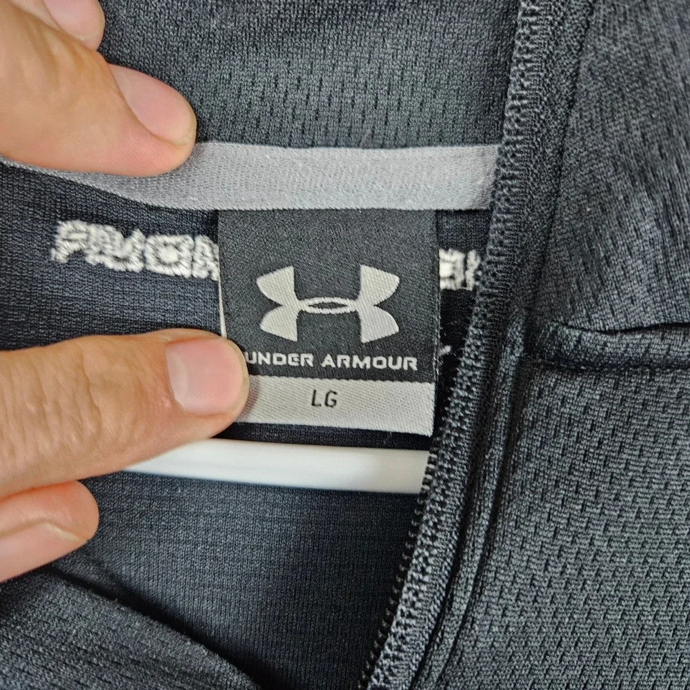 Under Armour Men's Wounded Warrior Project Full Zip Jacket Black LG Polyester‎